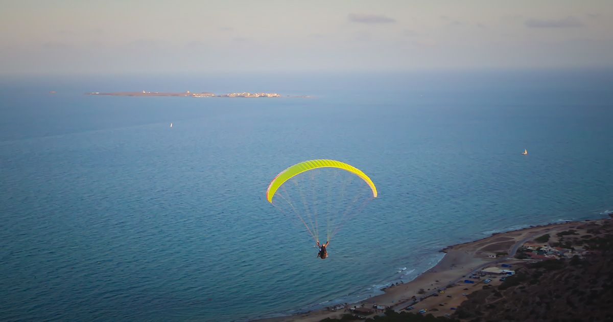 Parapente en Santa Pola: Las mejores vistas del Mediterráneo - Isla de Tabarca